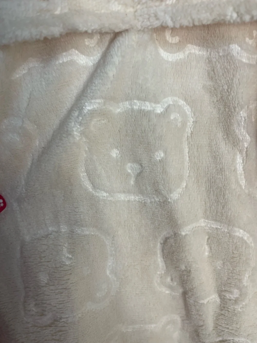 Bearpaw Plush Bathrobe Beige